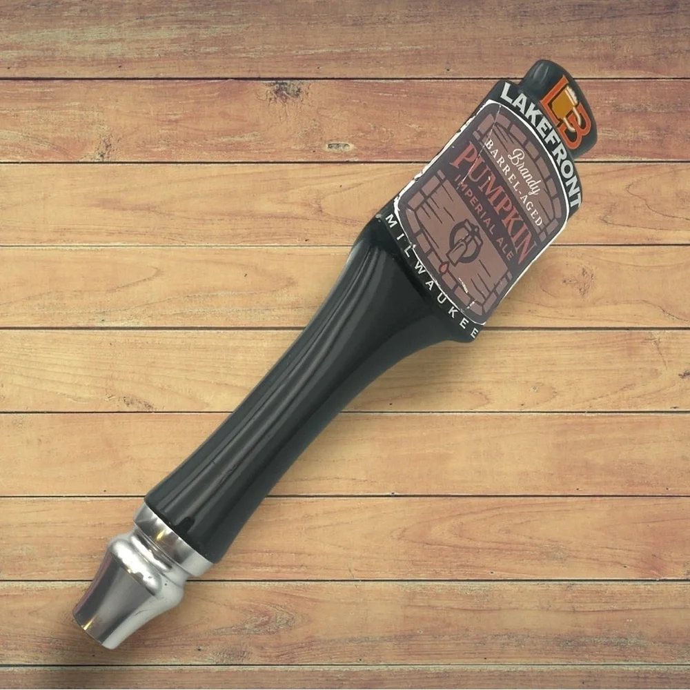 Lakefront Brewery Brandy Barrel Aged Pumpkin Ale Beer Tap Handle Breweriana